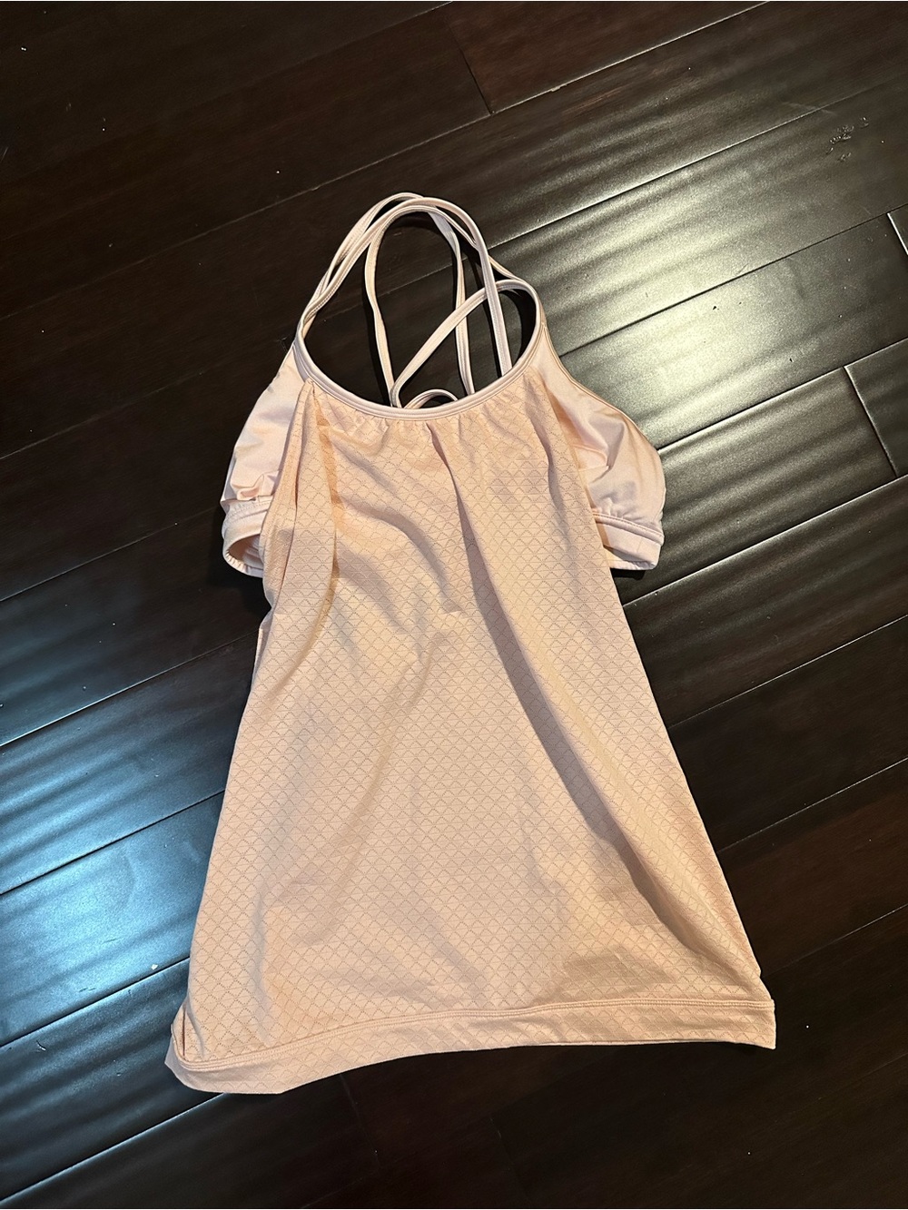 Athleta Pale Pink Built-In Bra Tank